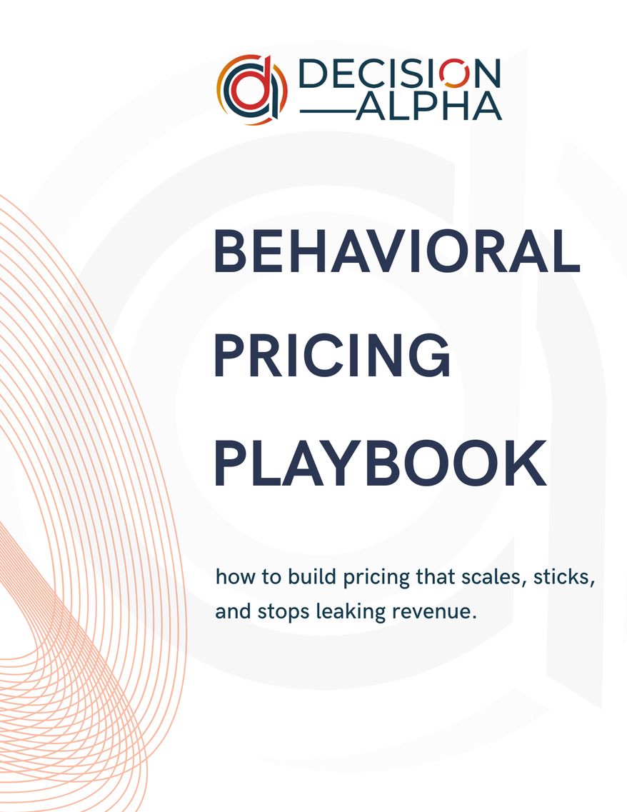 Behavioral Pricing Playbook Cover